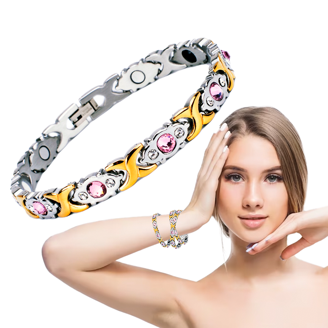 Miniatura 5 de Pulsera Magnify Aleación Plata -Dorado